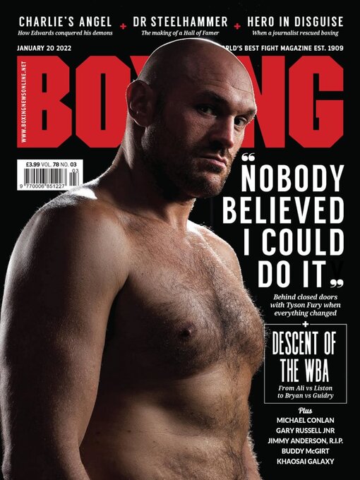 Cover image for Boxing News: Jan 20 2022